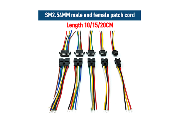 SM2.54MM Aerial Plug-In Terminal Wire 2P-8P Can Be Customized