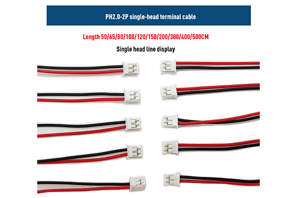 PH2.0MM Single/Double Terminal Wire 2P-12P Can Be Customized