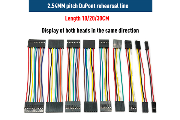 DuPont 2.54MM Terminal Line Single Head / Double Head Connection Line 1P-10P Can Be Customized